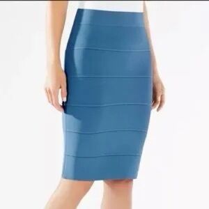 Vintage, classic blue bandage BGBC skirt!